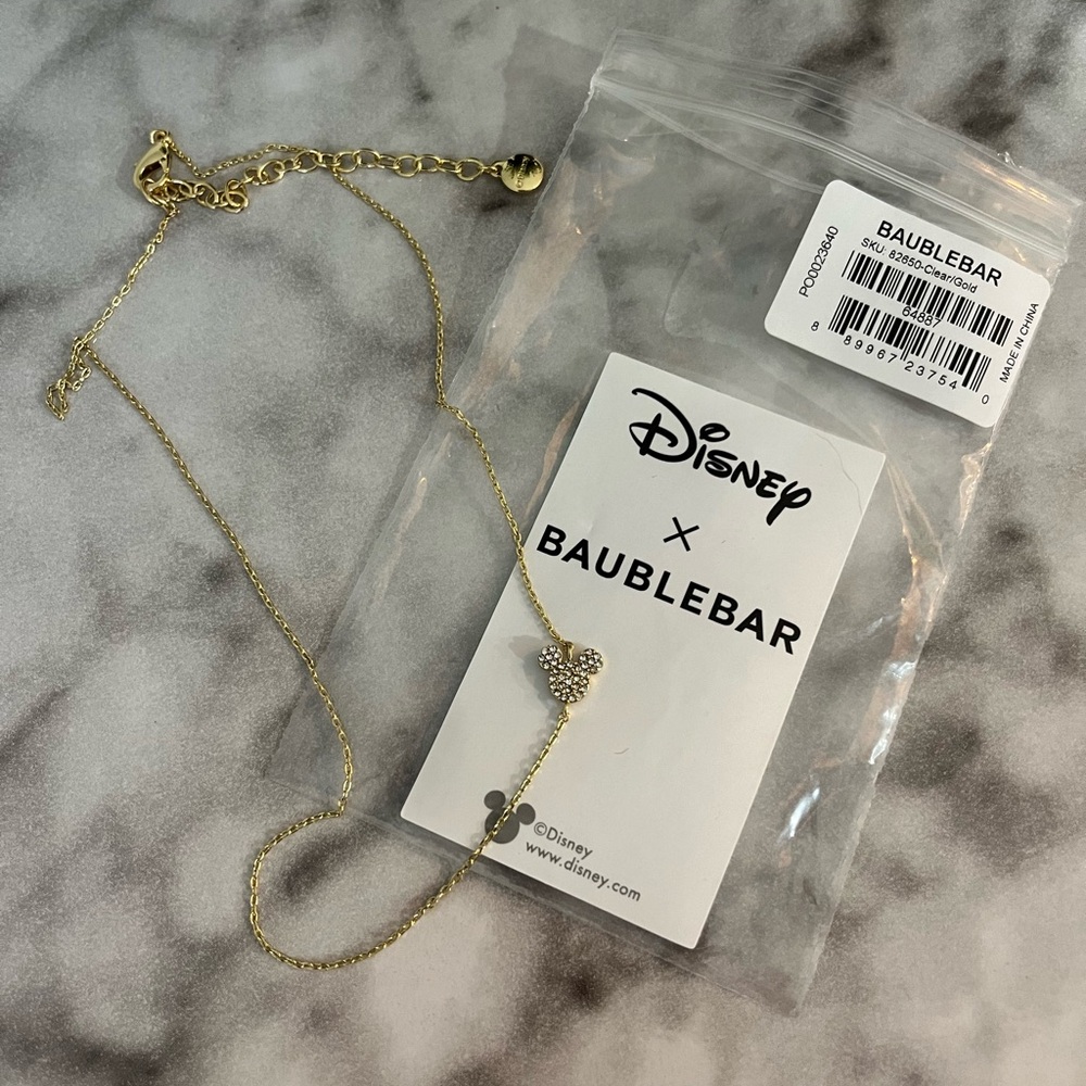 Brand New Bauble Bar x Disney necklace